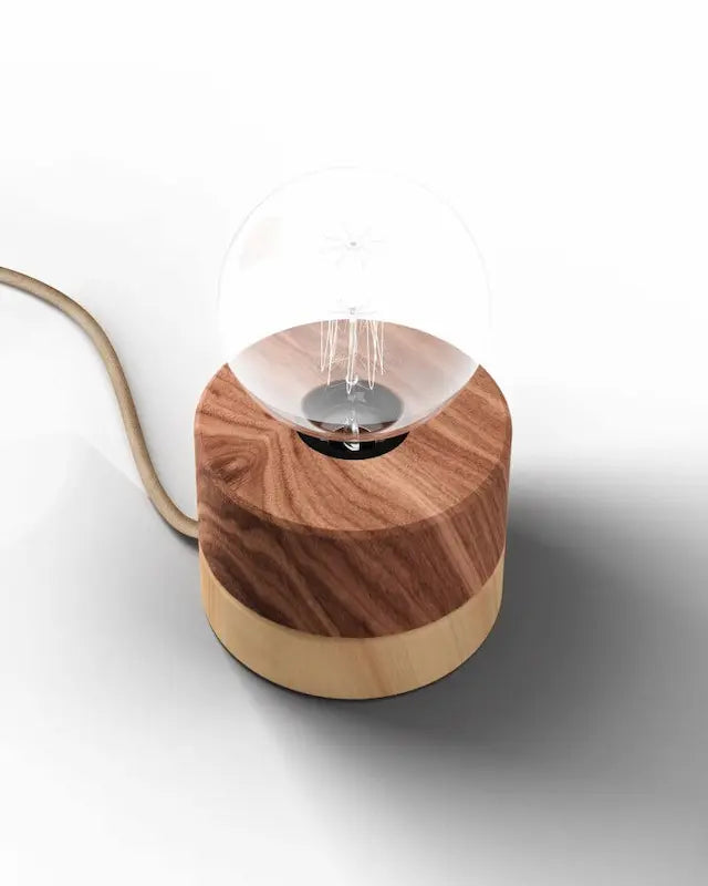 Tischleuchte Holz