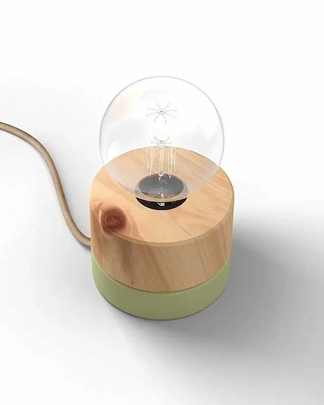 Tischleuchte Holz