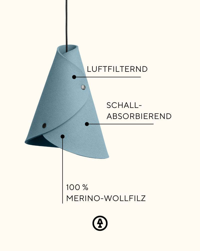 Pendelleuchte Aqua geschwungen