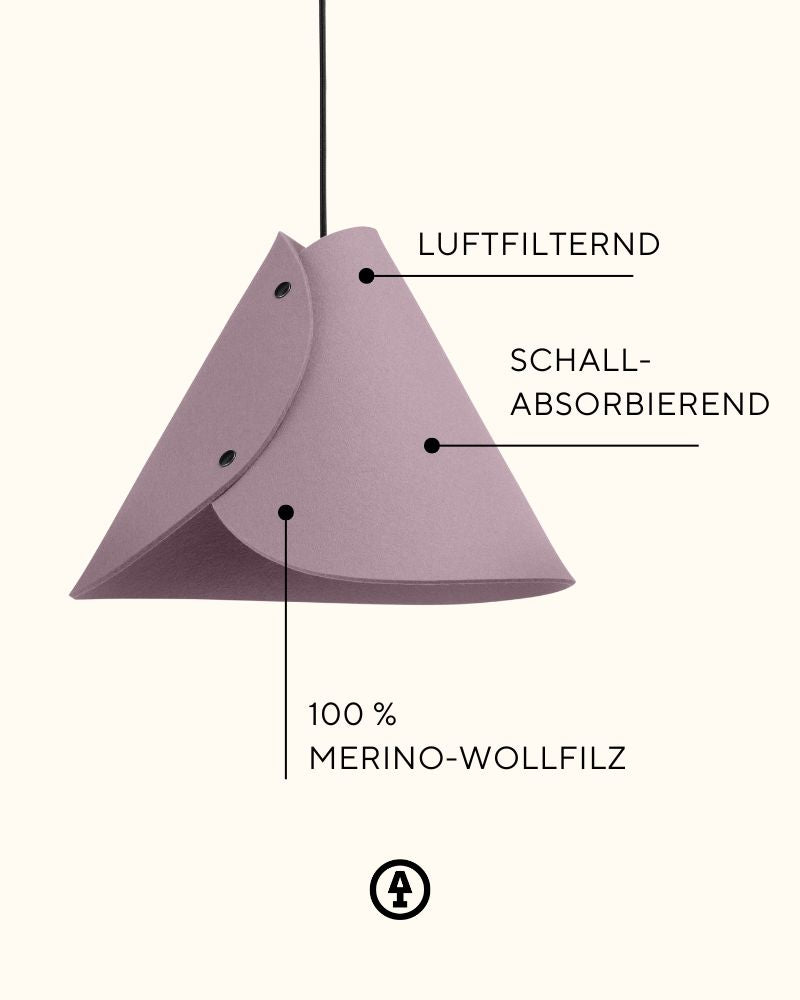 Pendelleuchte Aqua konisch