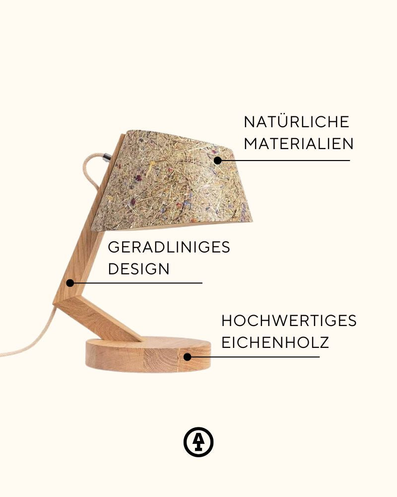 Tischleute geschwungen Ananasfasern Pinatex