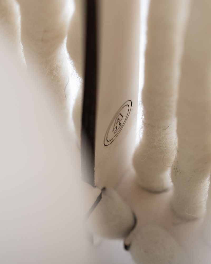 Tischleuchte aus Wolle Konus