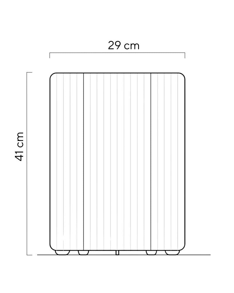 Bodenleuchte Tischleuchte aus Wolle Zylinder