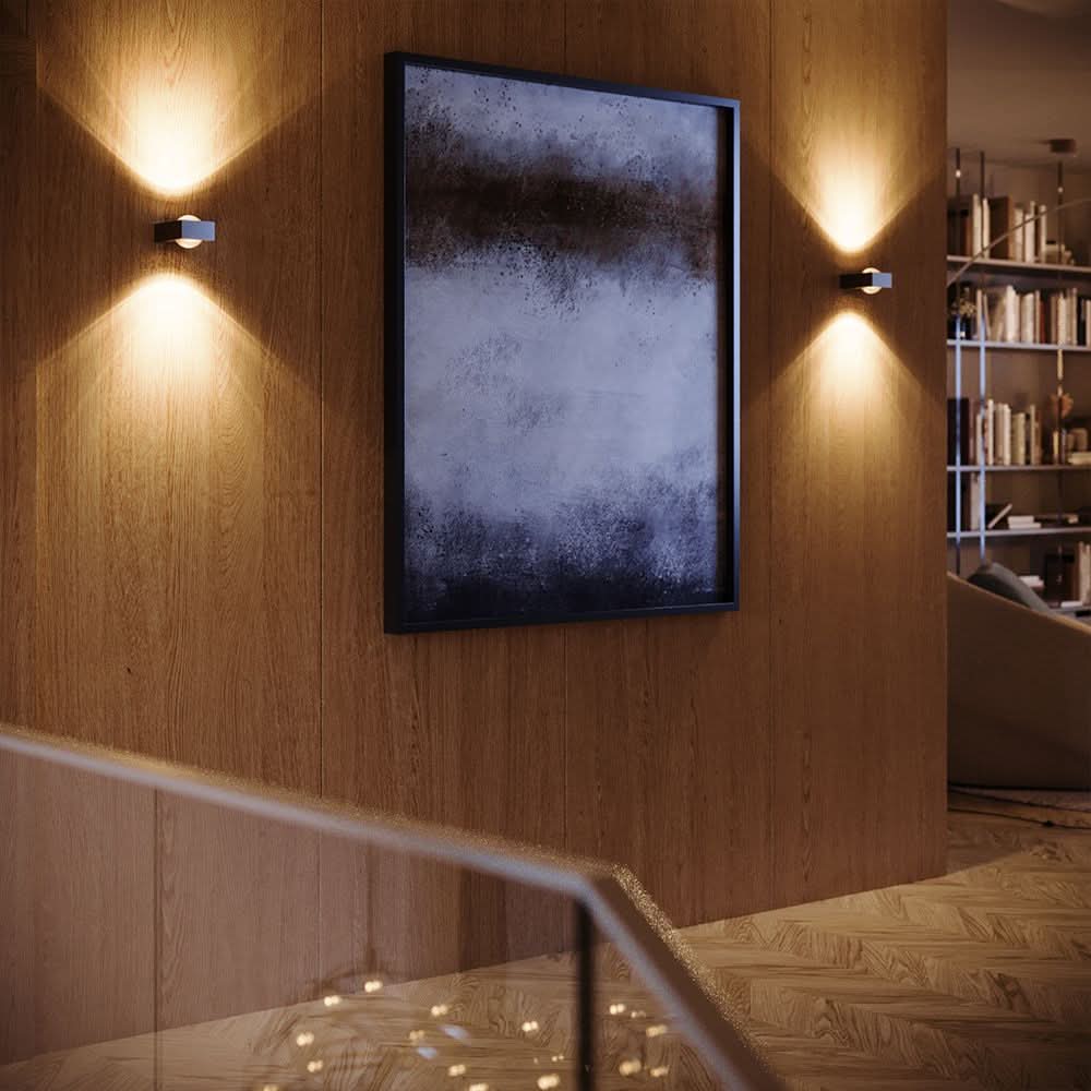Beam X moderne Wandleuchte Up & Down eckig