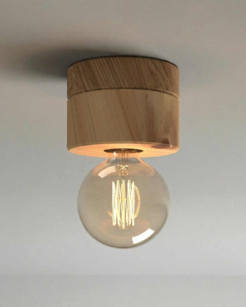 Deckenleuchte Holz