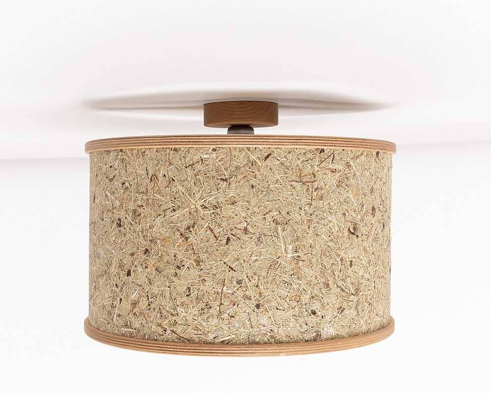 Deckenleuchte Eiche Heu 45 cm