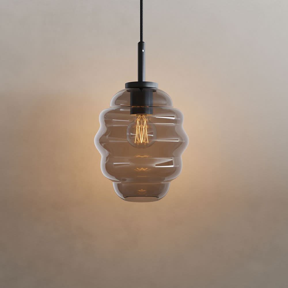 Echos Glas-Pendelleuchte Aufhängung 150cm