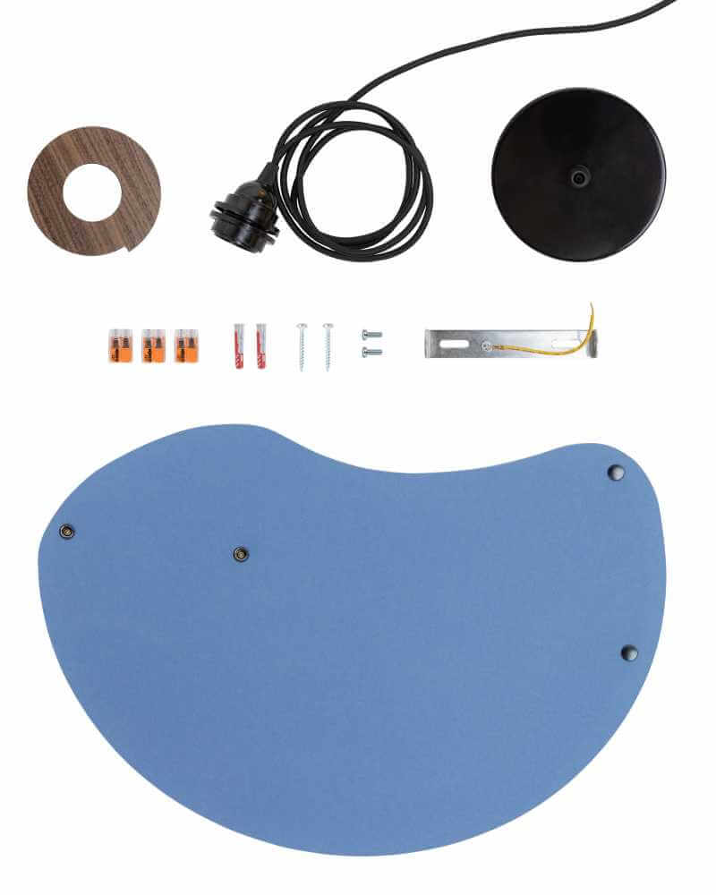 3er Pendelleuchte geschwungen Rundbaldachin Pastellrosa