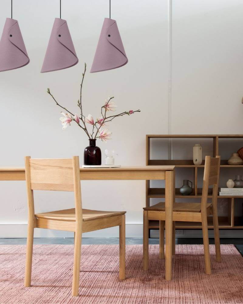 3er Pendelleuchte geschwungen Balkenbaldachin Schwarz