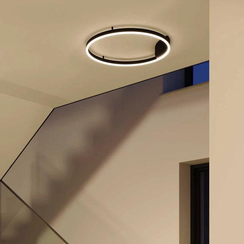 LED Ring Wandlampe & Deckenleuchte Dimmbar modern rund