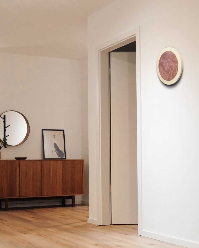 LED Wandleuchte Stein Terra Rosso