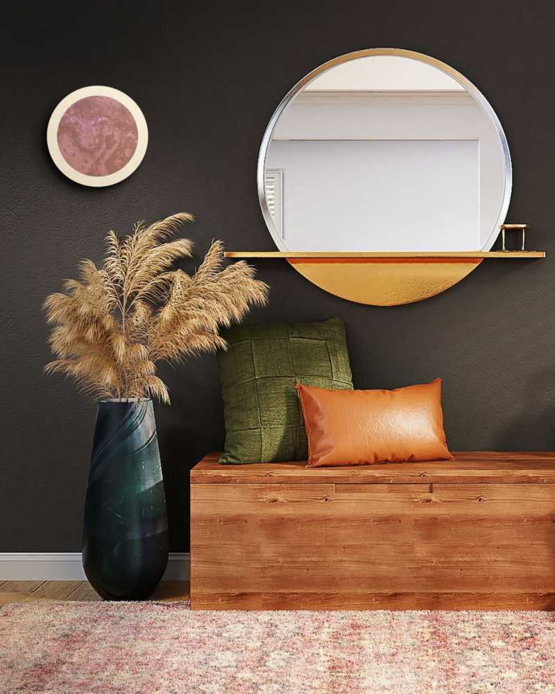 LED Wandleuchte Stein Terra Rosso