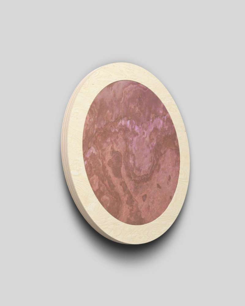 LED Wandleuchte Stein Terra Rosso