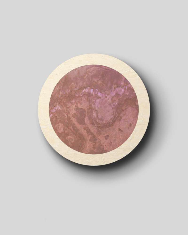 LED Wandleuchte Stein Terra Rosso