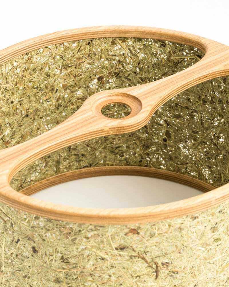 Deckenleuchte Eiche Heu 45 cm