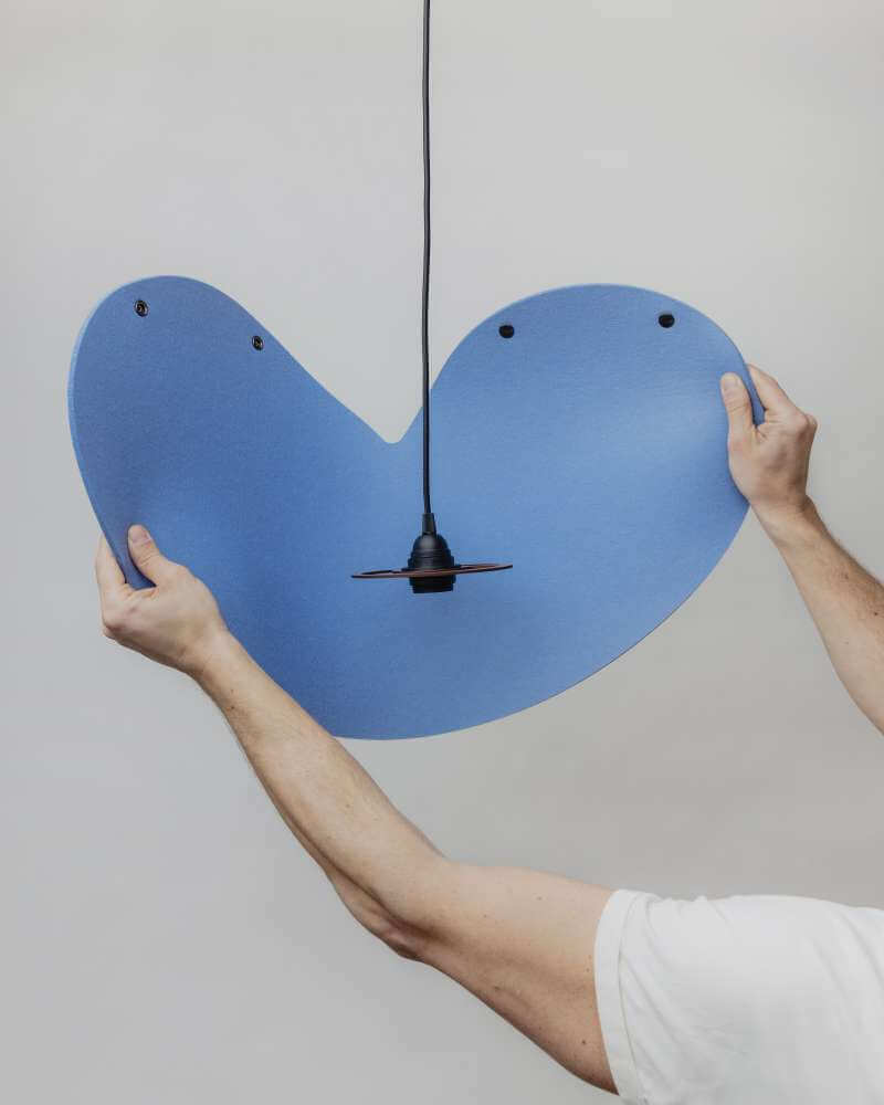 Pendelleuchte Aqua konisch