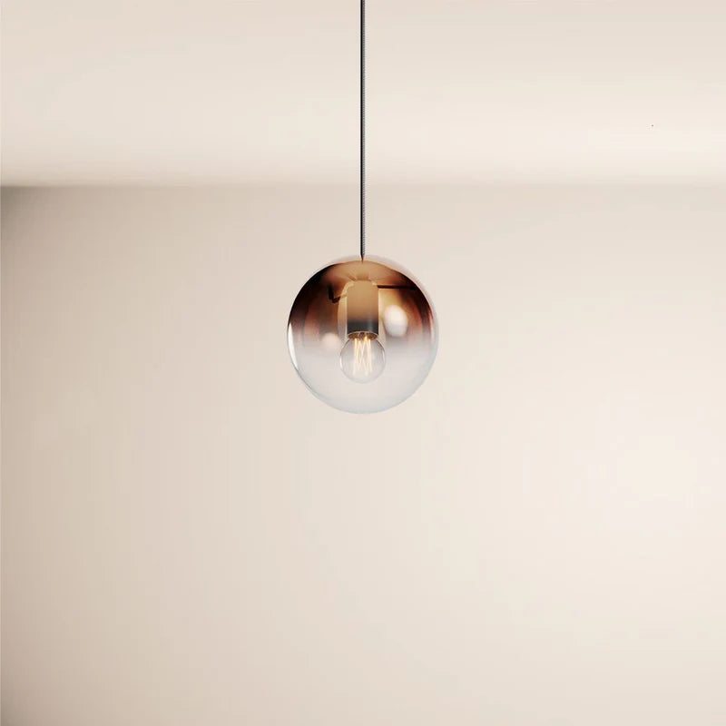 Orb Glaskugel Pendelleuchte 150 cm