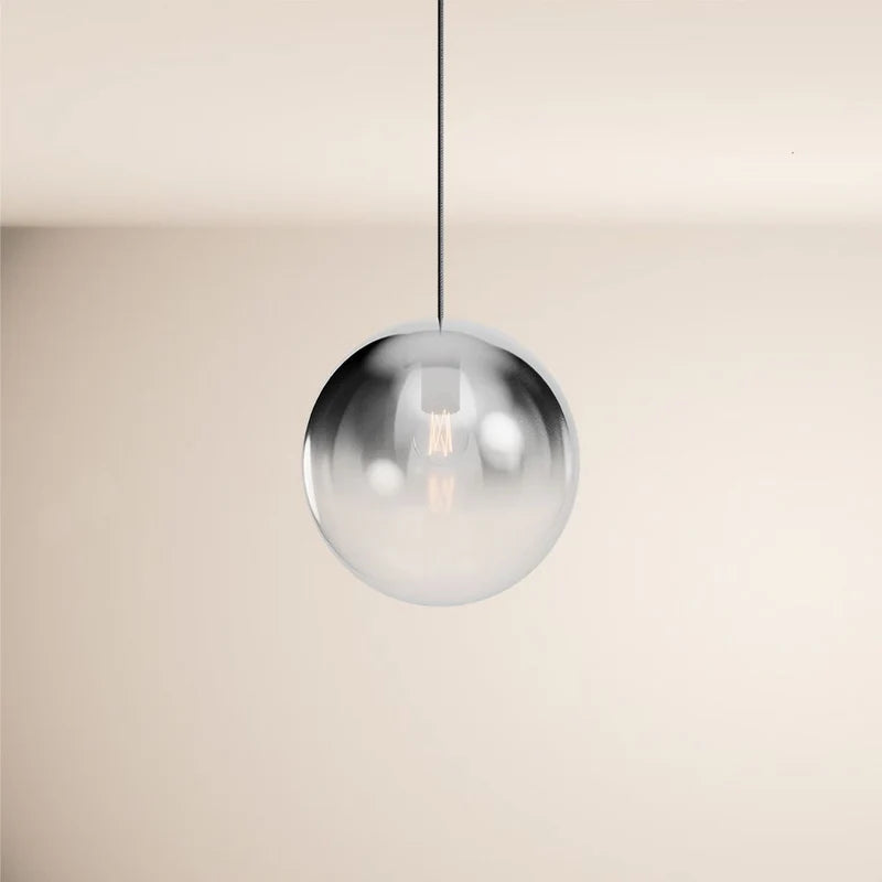 Orb Glaskugel Pendelleuchte 150 cm