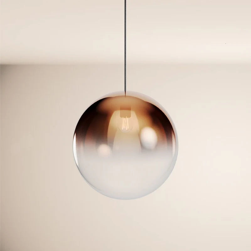 Orb Glaskugel Pendelleuchte 150 cm