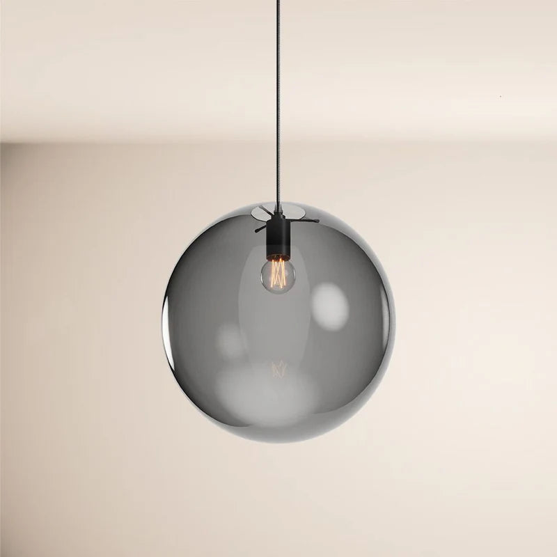 Orb Glaskugel Pendelleuchte 150 cm