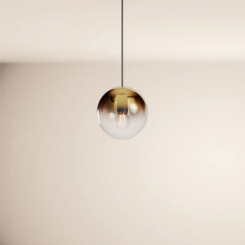 Orb Glaskugel Pendelleuchte 150 cm