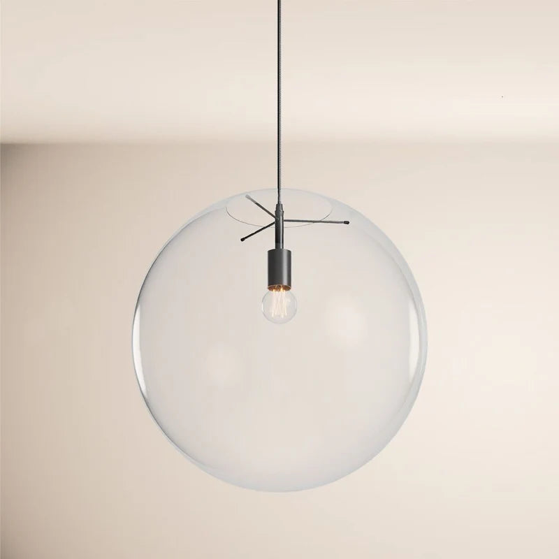 Orb Glaskugel Pendelleuchte 150 cm