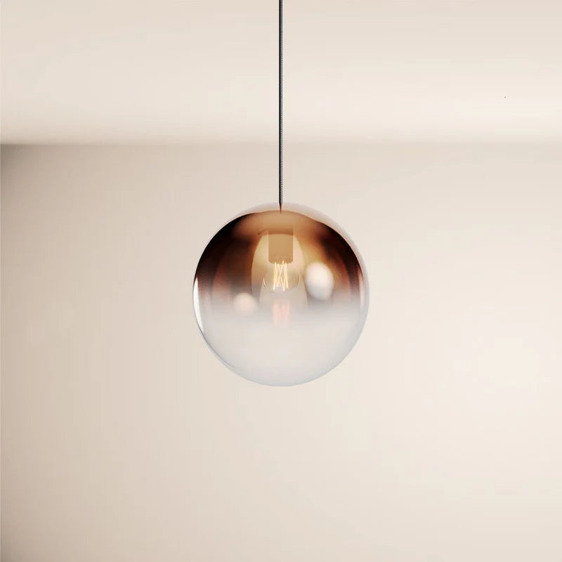 Orb Glaskugel Pendelleuchte 150 cm