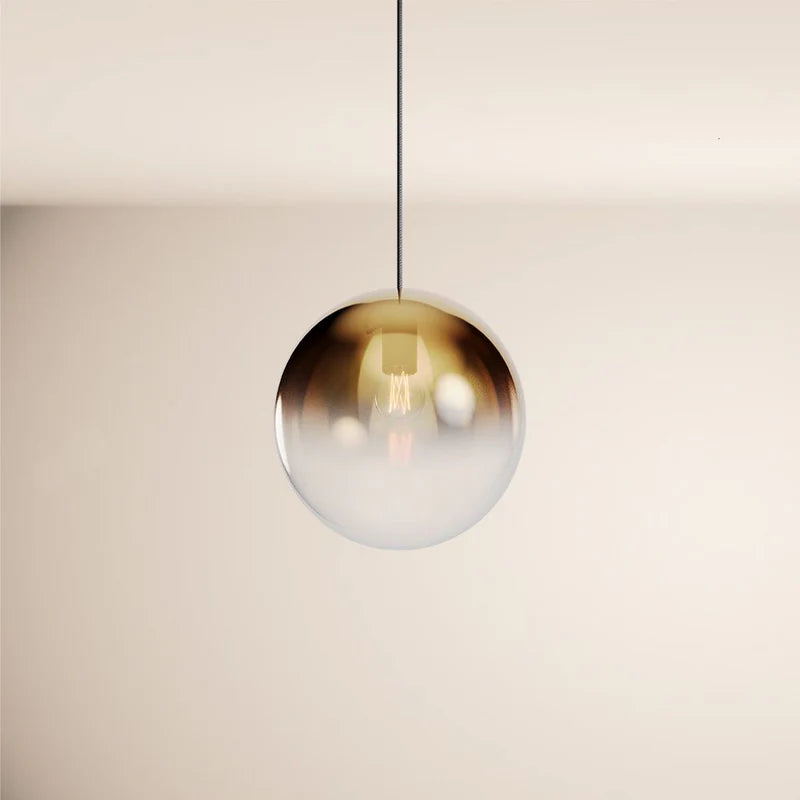 Orb Glaskugel Pendelleuchte 150 cm