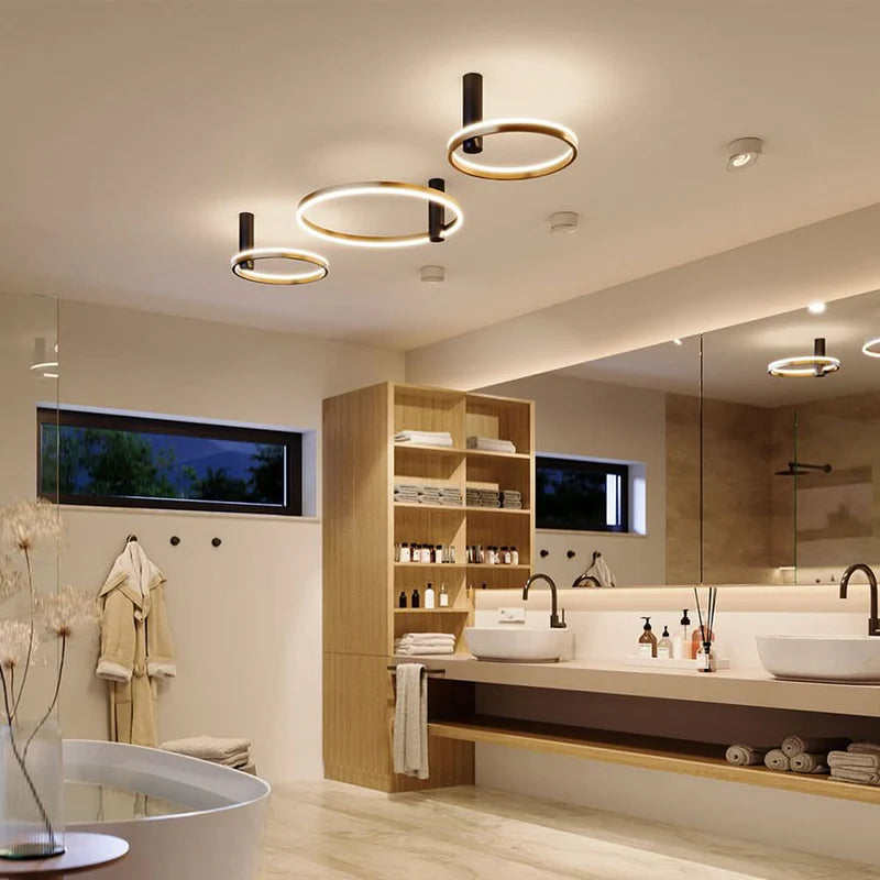 Ring Air LED Wandleuchte & Deckenleuchte Ø 60cm