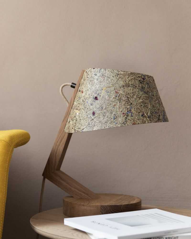 Tischleute geschwungen Ananasfasern Pinatex