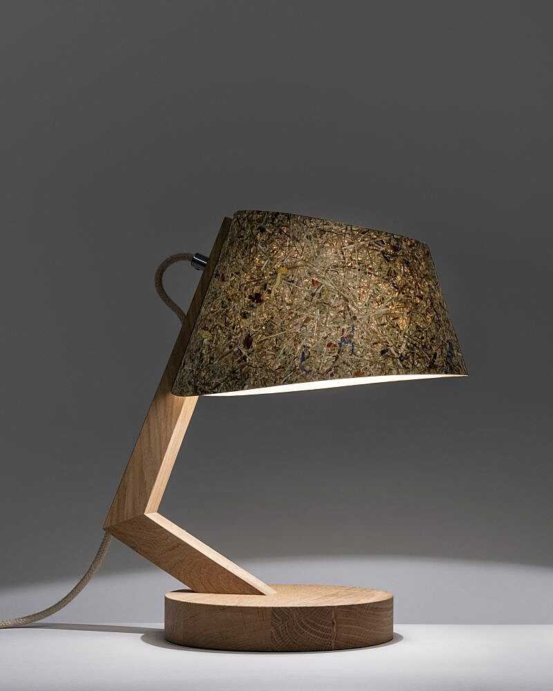 Tischleute geschwungen Ananasfasern Pinatex