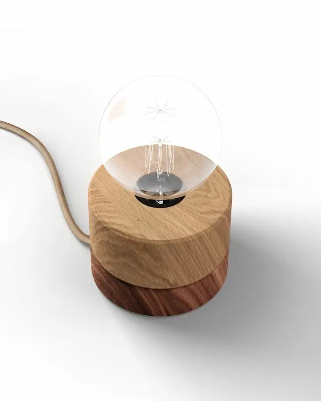 Tischleuchte Holz