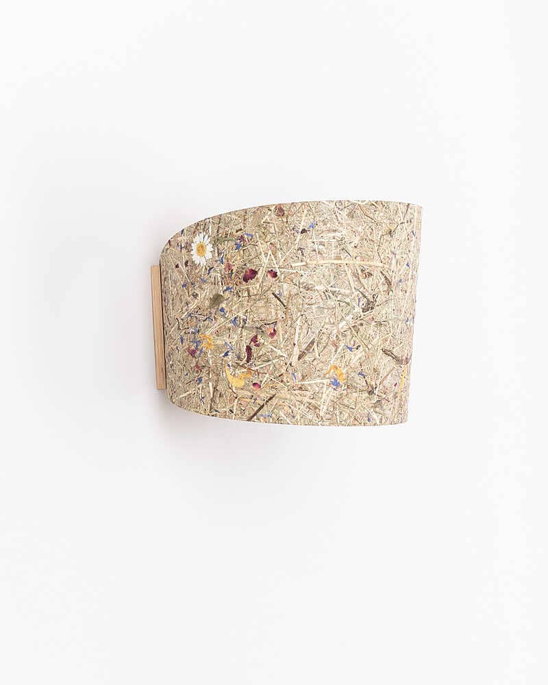 Wandleuchte Holz zylindrisch