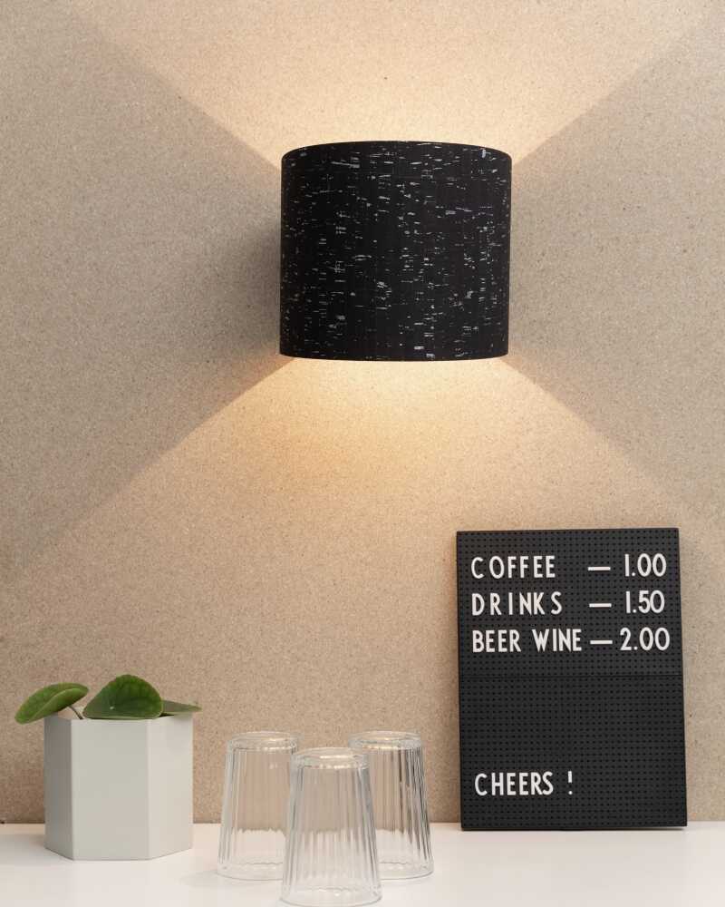 Wandleuchte zylindrisch Almheu