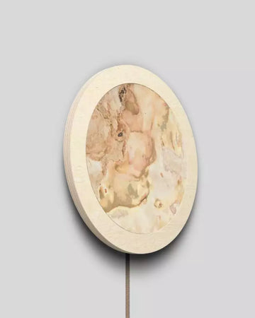 LED Wandleuchte Stein Fallen Leaves mit Kabel