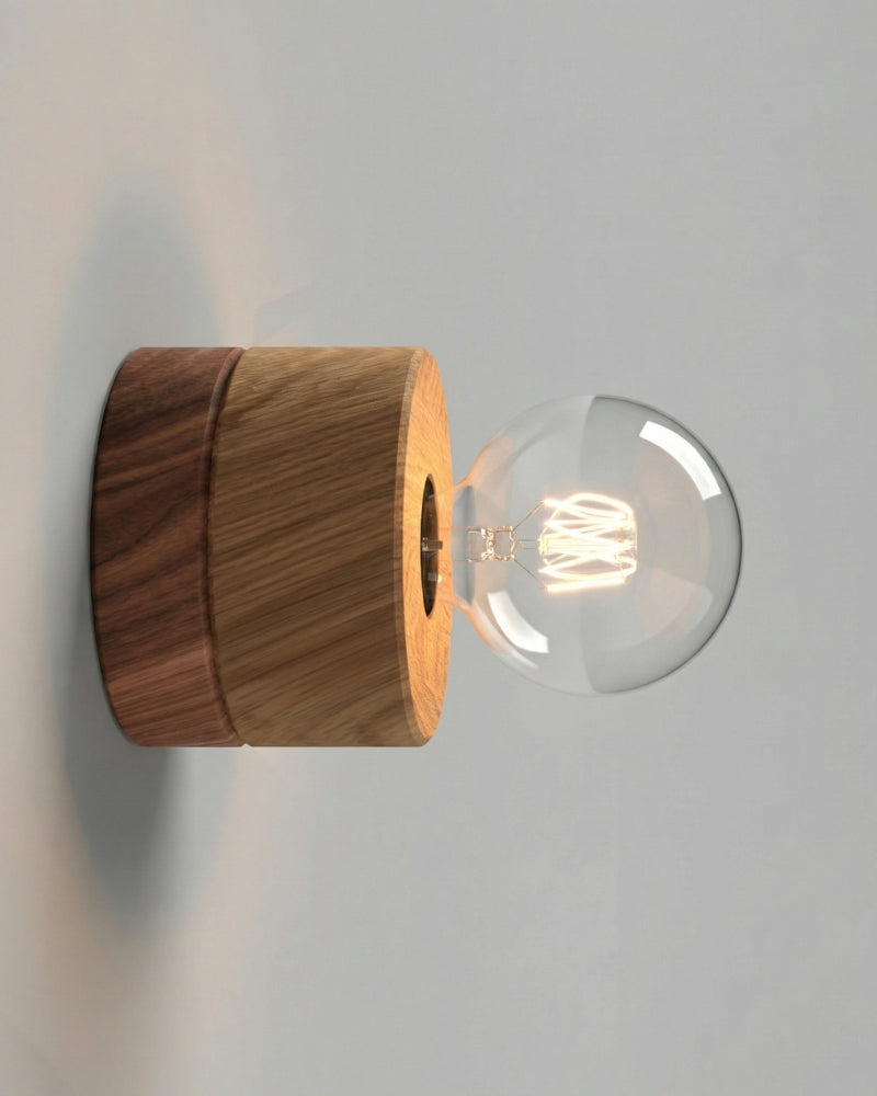 Wandleuchte Holz