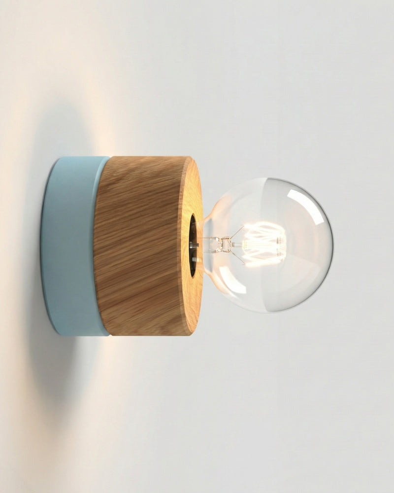 Wandleuchte Holz