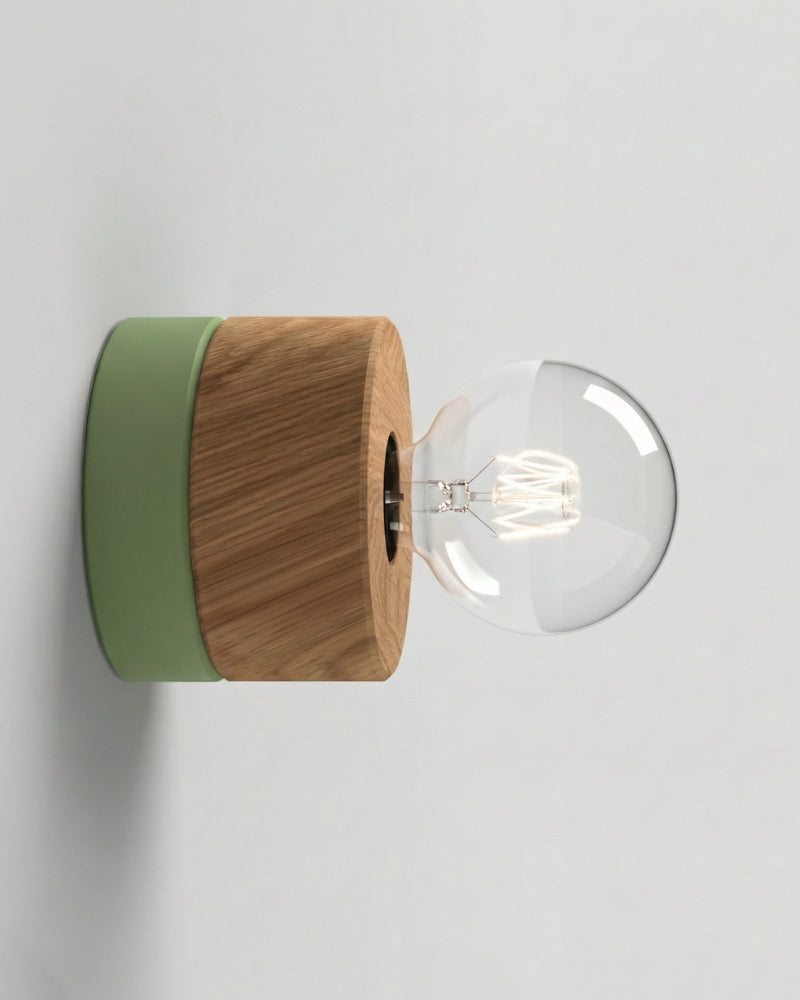 Wandleuchte Holz