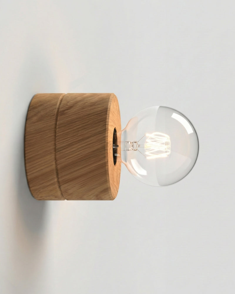 Wandleuchte Holz
