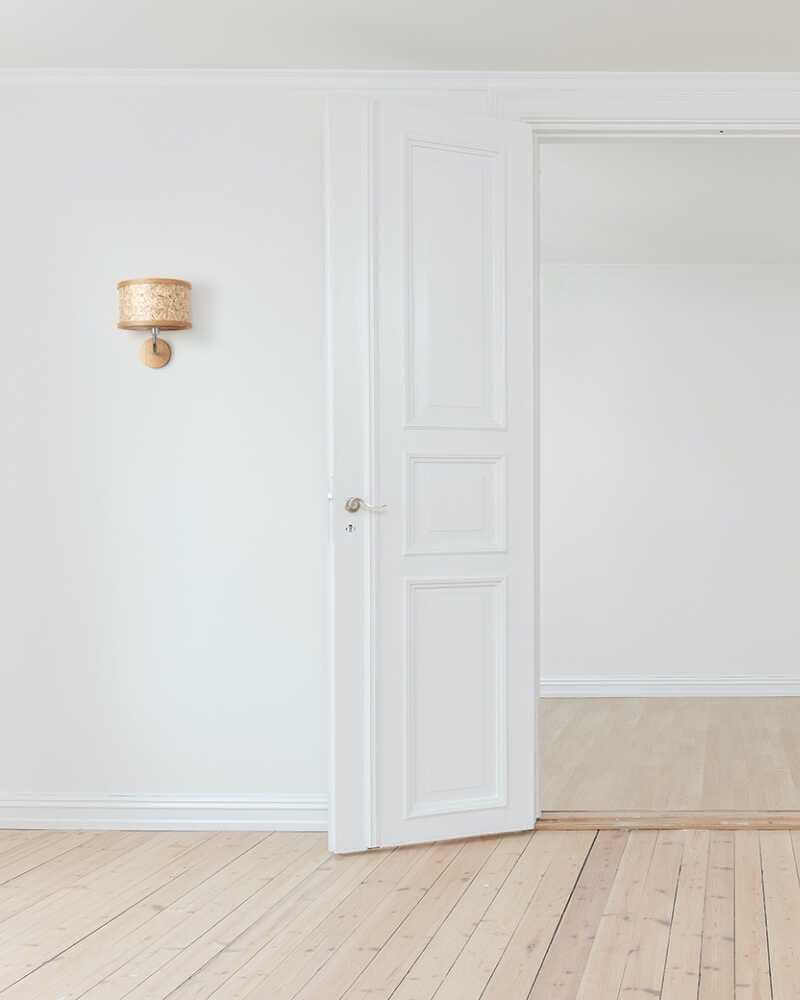 Wandleuchte Eiche Heu 25 cm