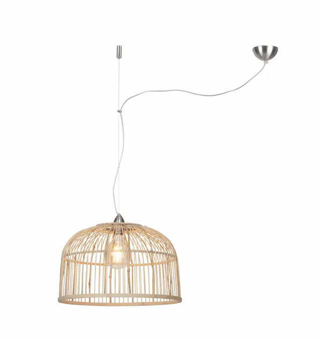 Pendelleuchte Borneo Bambus 2 Schirm