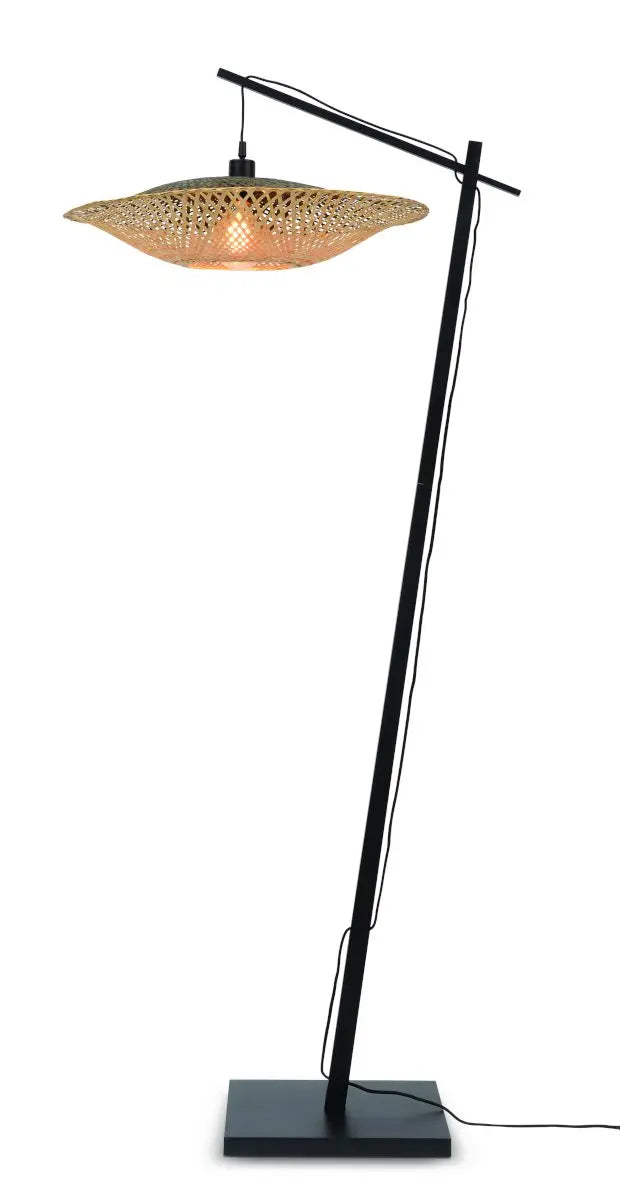 Stehleuchte Kalimantan h 176cm Schirm hor 60x15cm natursc