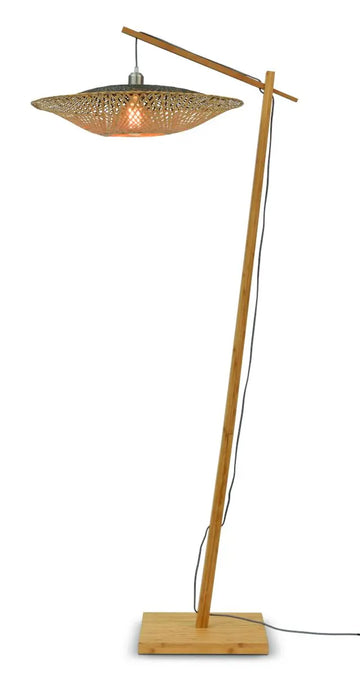 Stehleuchte Kalimantan h 176cm Schirm hor 60x15cm natursc