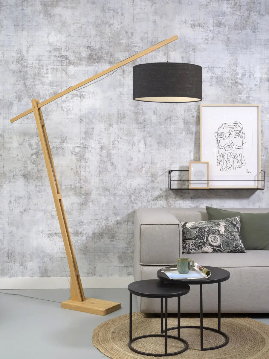 Stehleuchte Montblanc Bambus hell