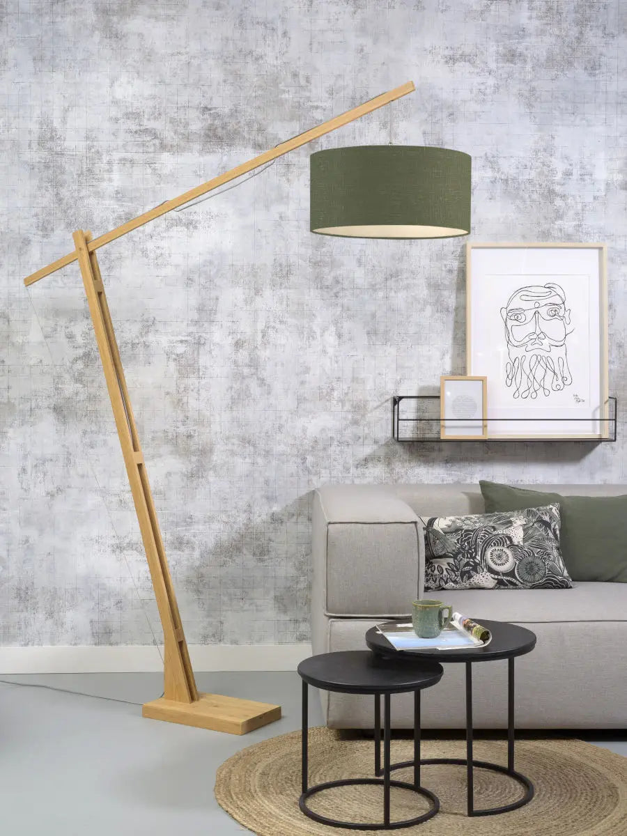 Stehleuchte Montblanc Bambus hell