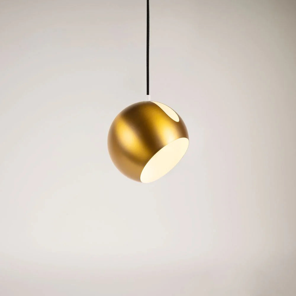 Ball Metall Pendelleuchte mit drehbarem Schirm