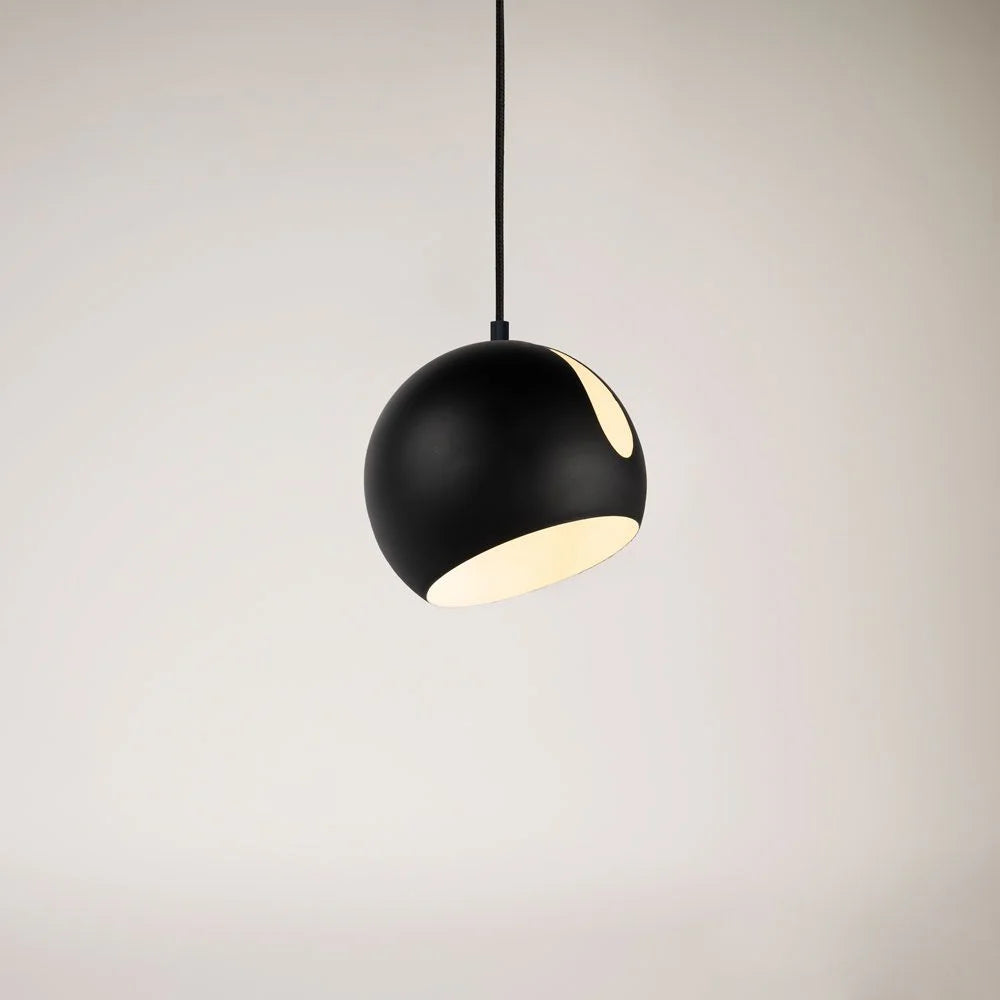 Ball Metall Pendelleuchte mit drehbarem Schirm