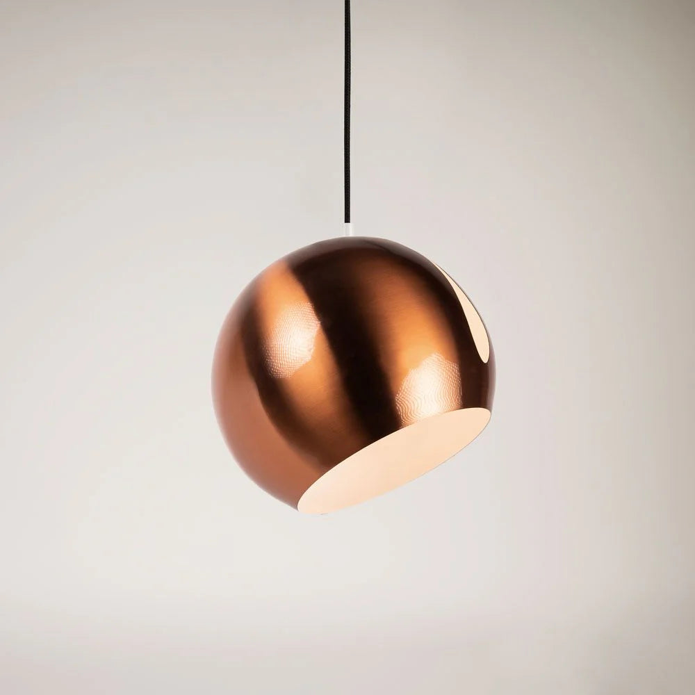 Ball Metall Pendelleuchte mit drehbarem Schirm