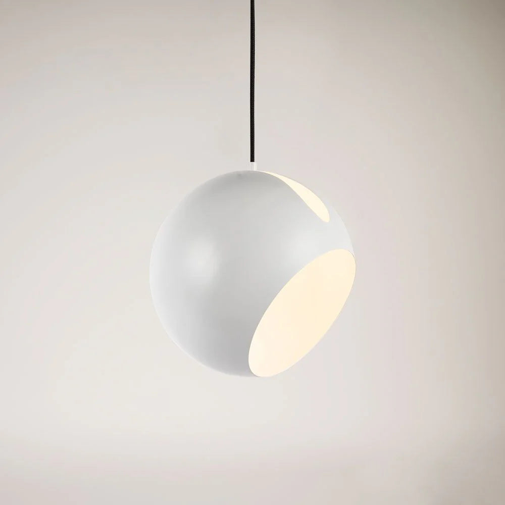 Ball Metall Pendelleuchte mit drehbarem Schirm