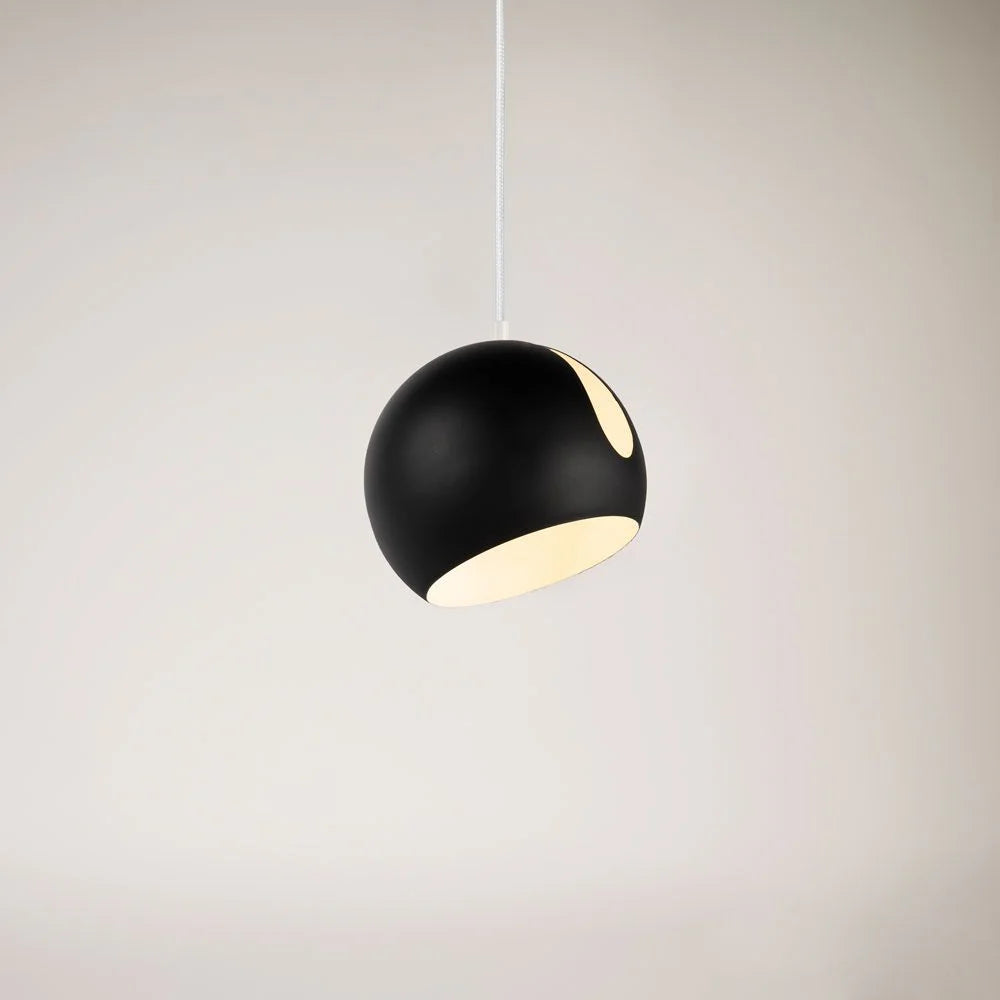 Ball Metall Pendelleuchte mit drehbarem Schirm